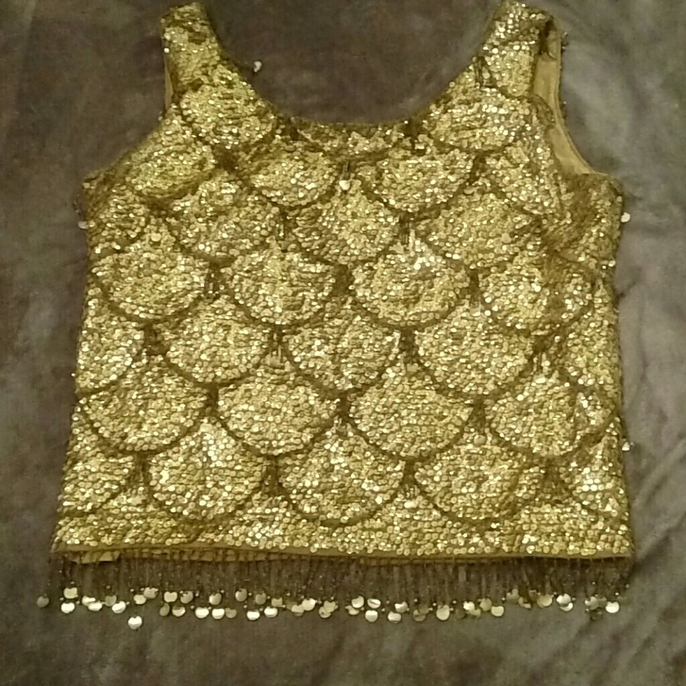 1960 vintage sequin top
